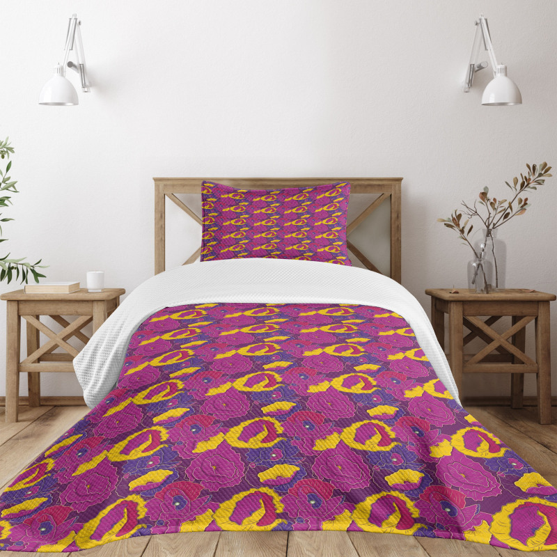 Poppy Meadow Bedspread Set