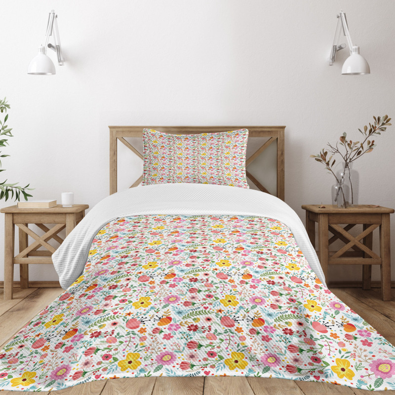 Herbs and Flowers Bedspread Set