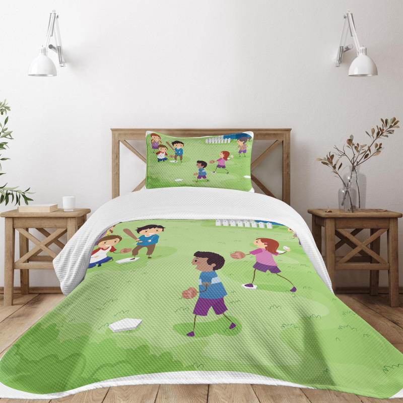 Friends Basketball Bedspread Set