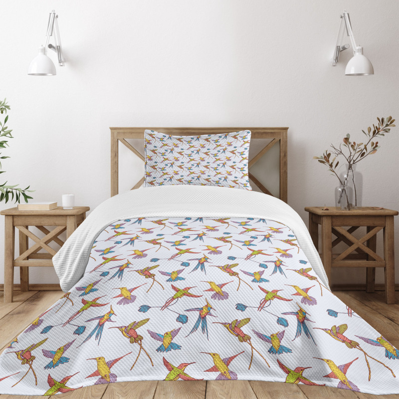 Tropical Exotic Wildlife Bedspread Set