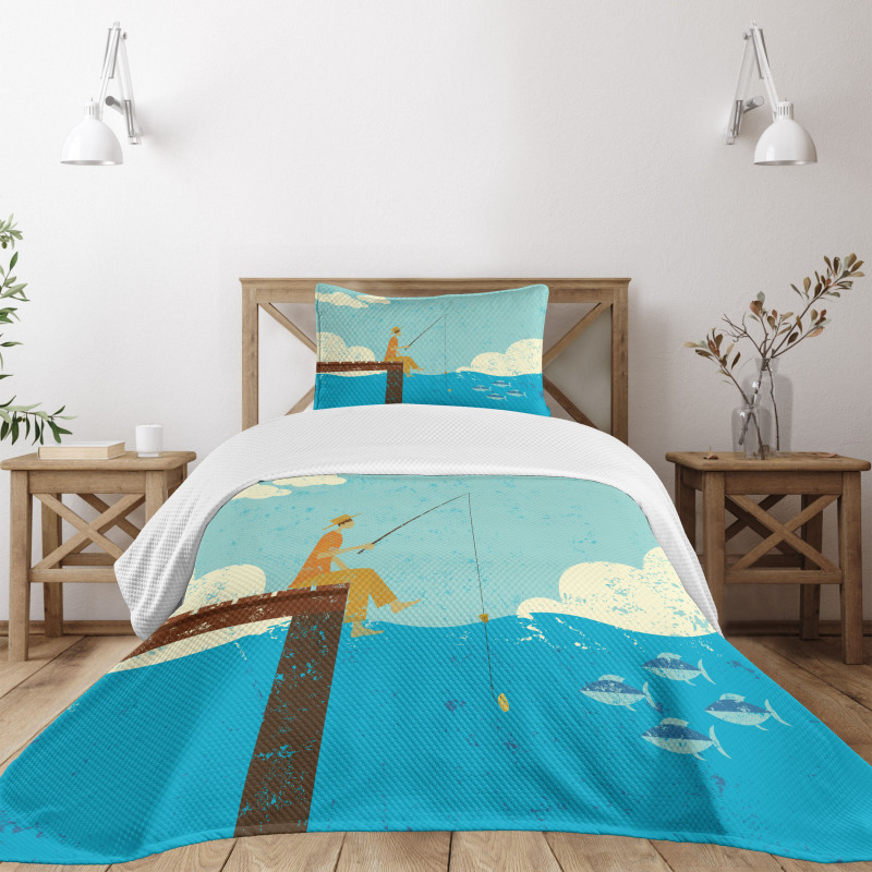 Underwater Life Design Bedspread Set