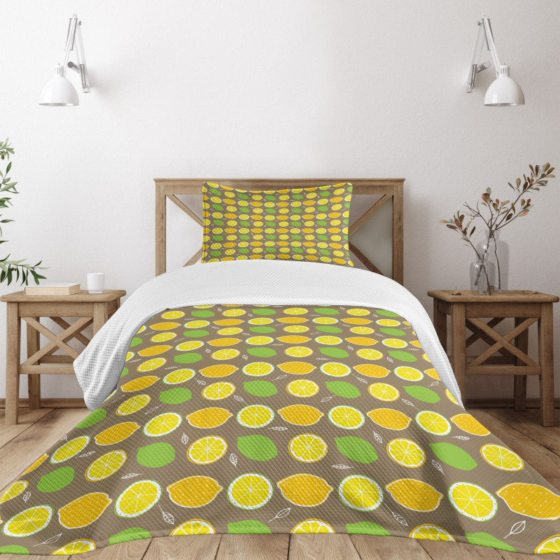Vividly Colored Design Bedspread Set