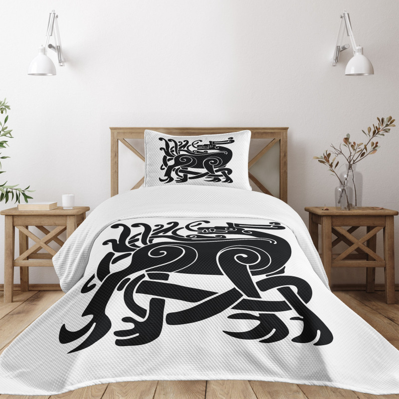 Samhain Celtic Deer Bedspread Set