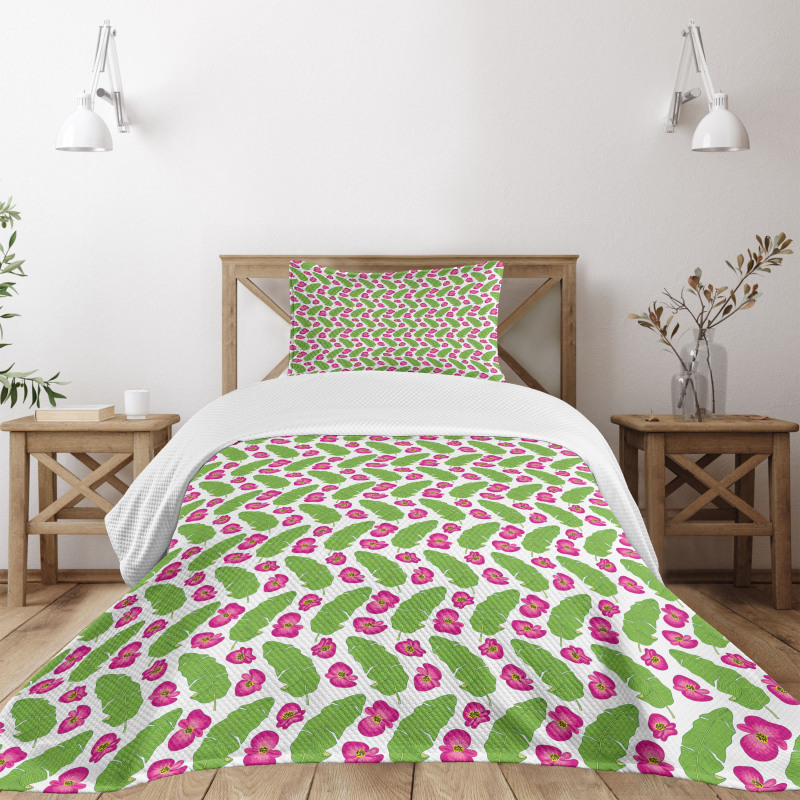 Botanical Concept Bedspread Set