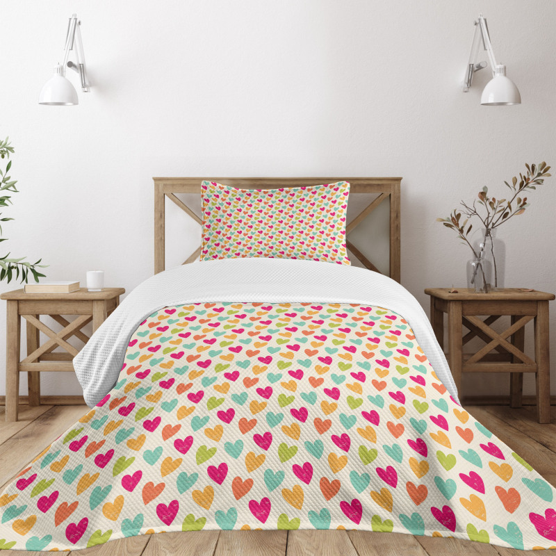 Valentine's Day Bedspread Set