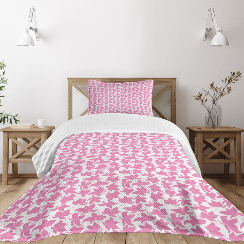 Moire Outline Bedspread Set