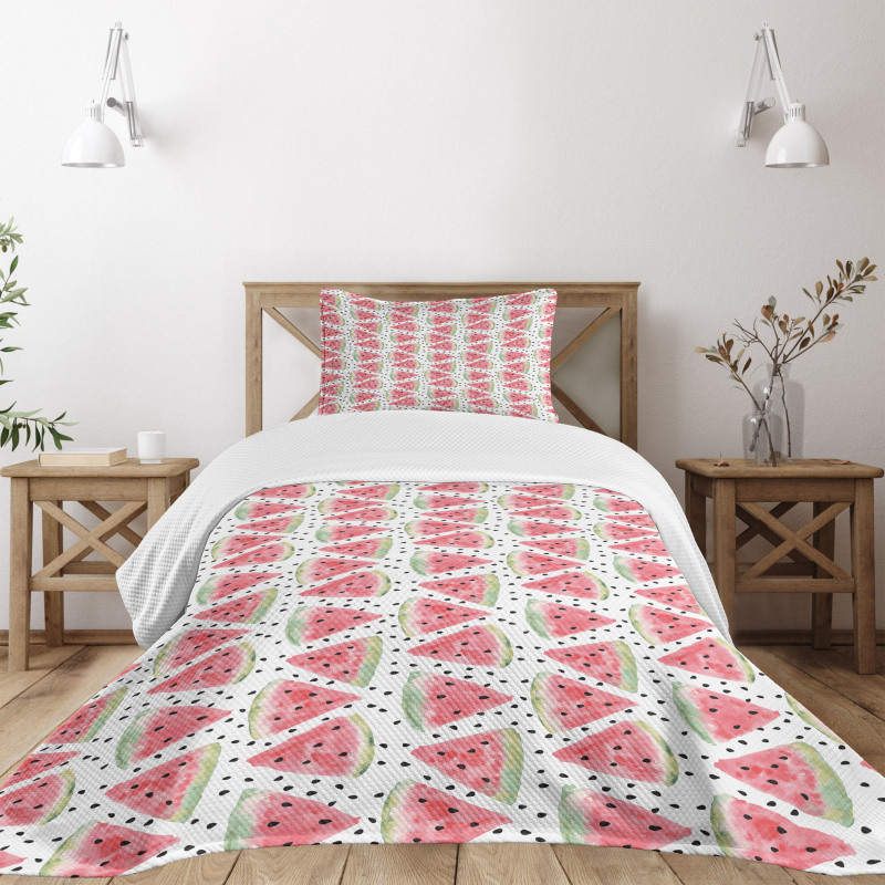 Triangle Slices Bedspread Set