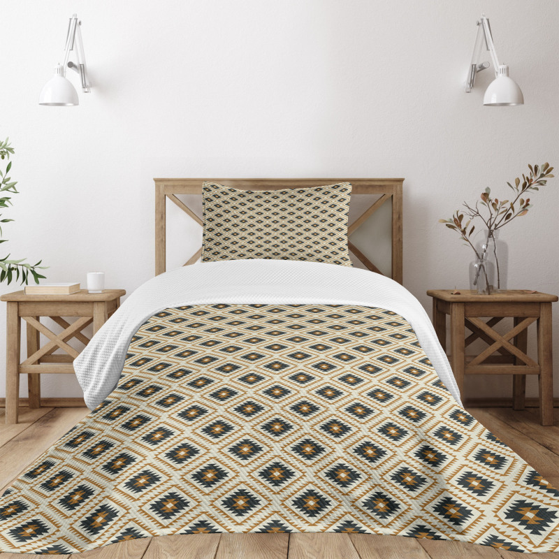 Boho Mexican Pattern Bedspread Set