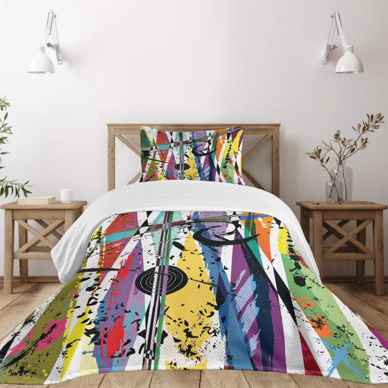 Bull's Eye Bedspread Set