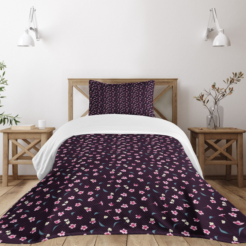 Yozakura Pattern Bedspread Set