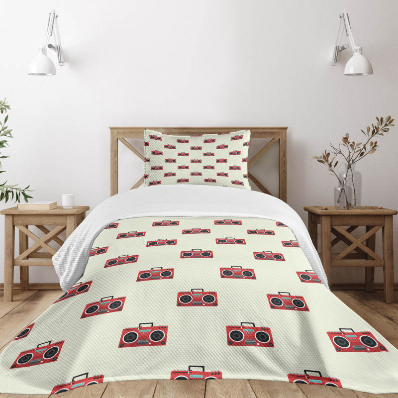 Rap Music Tape Recorder Bedspread Set