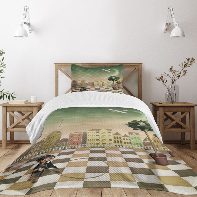 Puppynd Toy Plane Bedspread Set