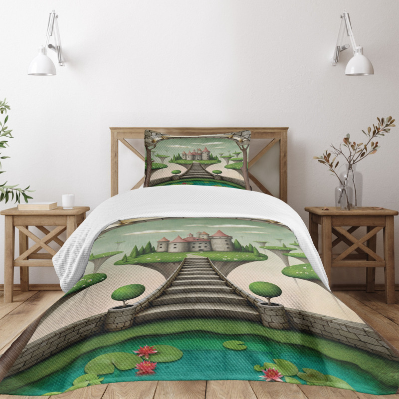 Boho Castle and Meadows Bedspread Set