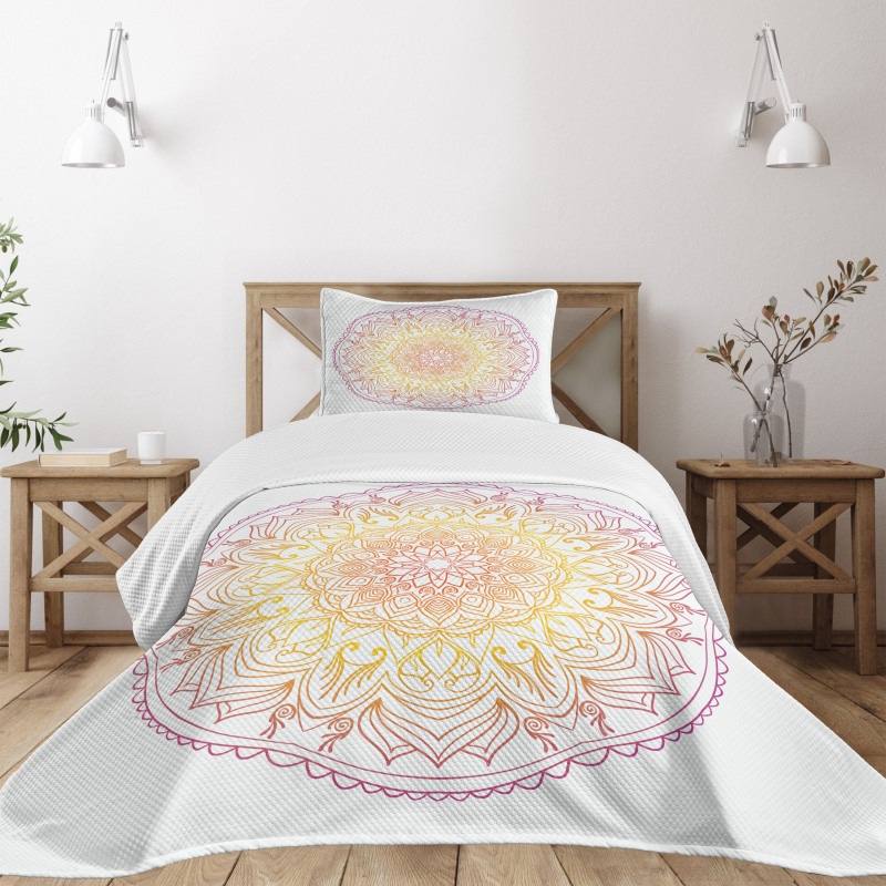 Eastern Flower Bedspread Set