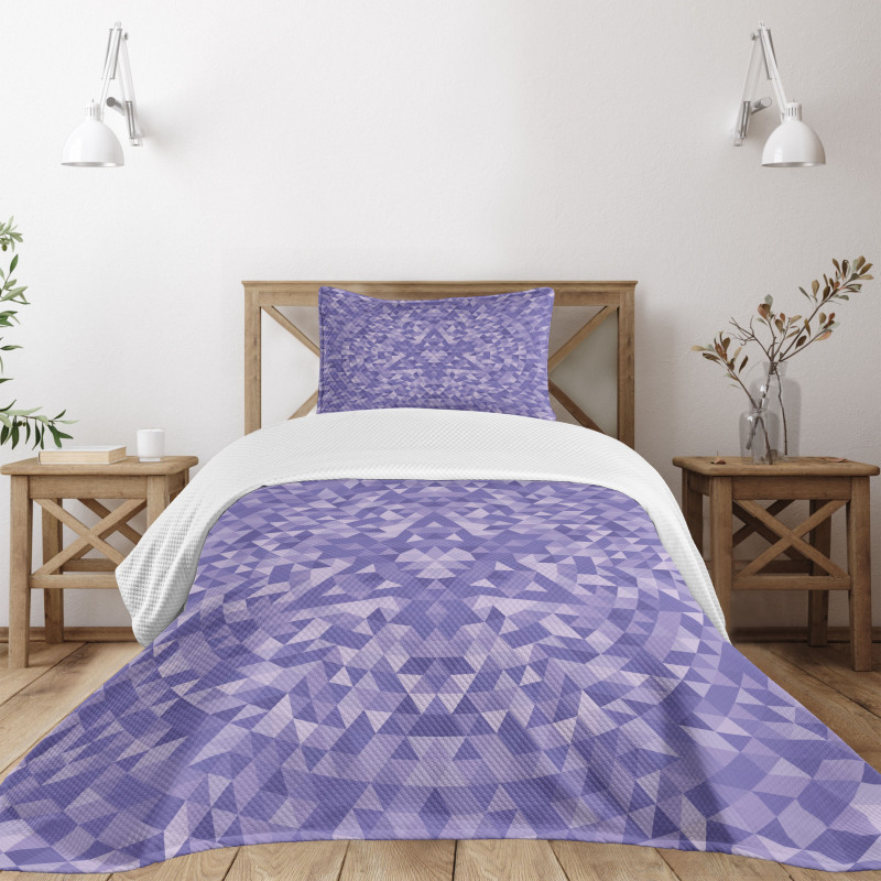 Gradient Mosaic Bedspread Set