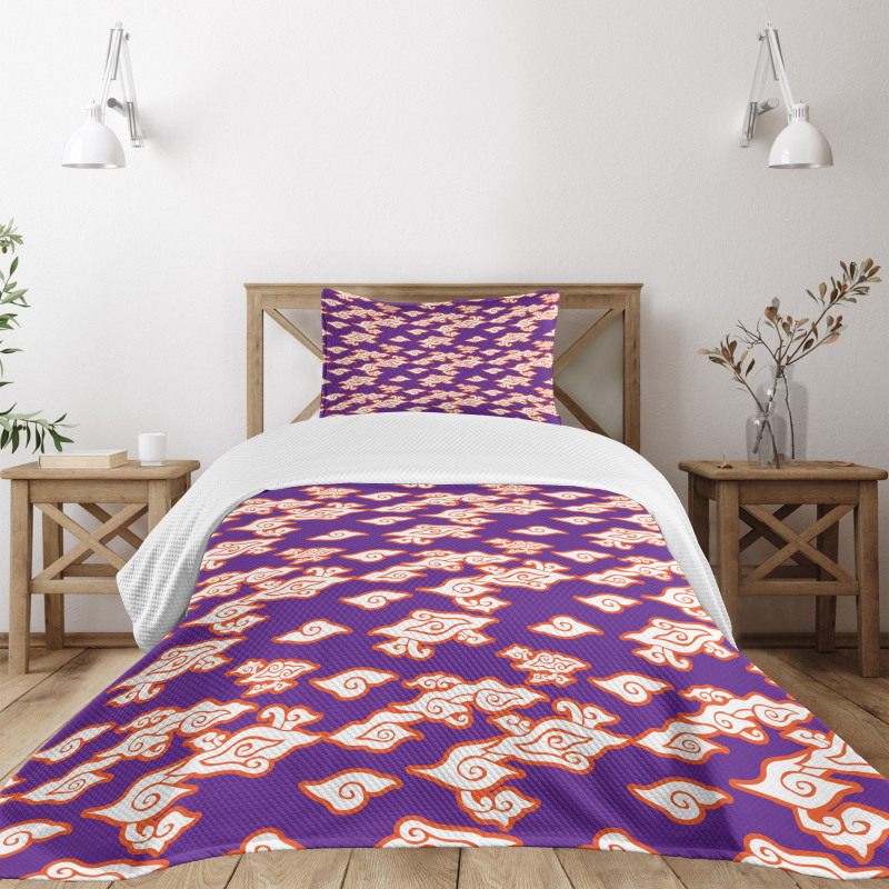 Indonesian Batik Hippie Bedspread Set