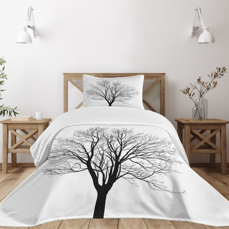 Barren Maple Tree Bedspread Set