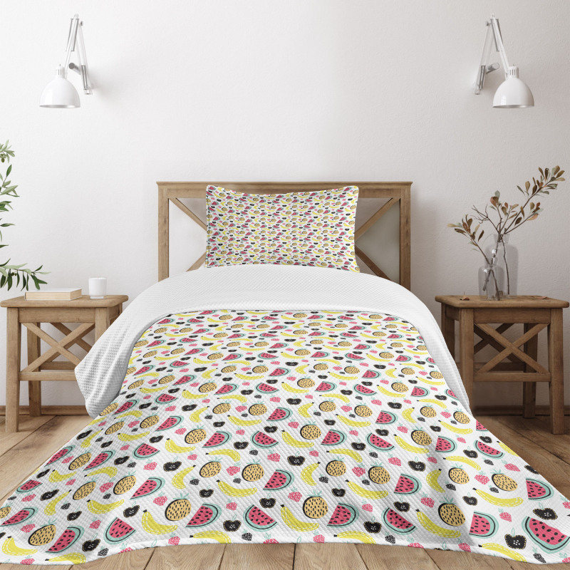 Modern Art Yummy Summer Bedspread Set