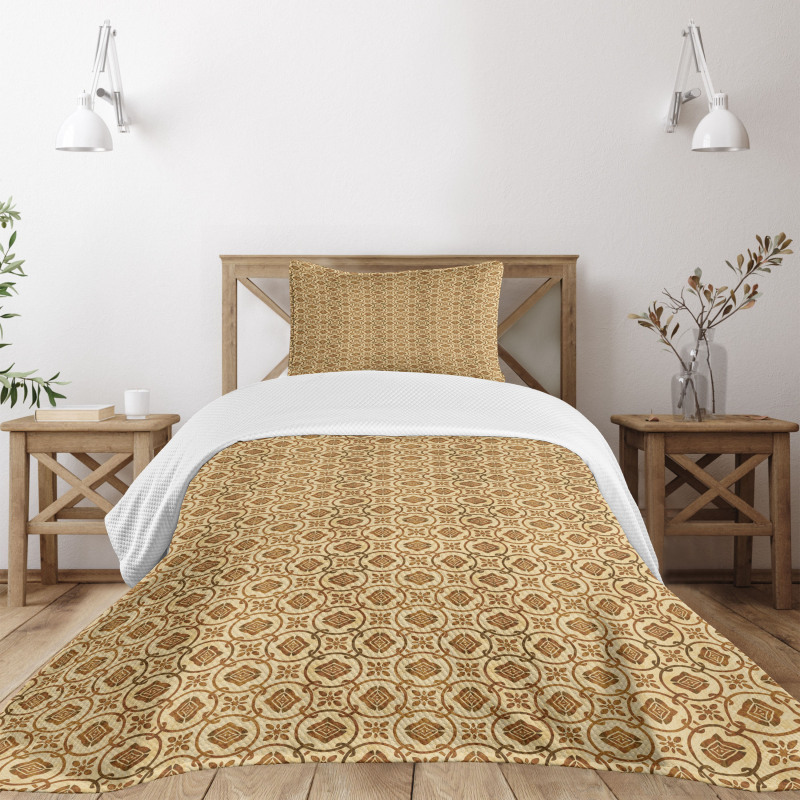 Floral Vintage Chain Bedspread Set