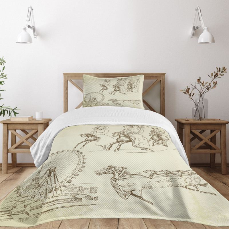 Merry Go Round Bedspread Set