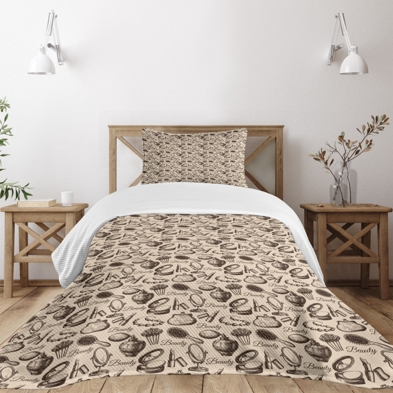 Beauty Cosmetics Bedspread Set