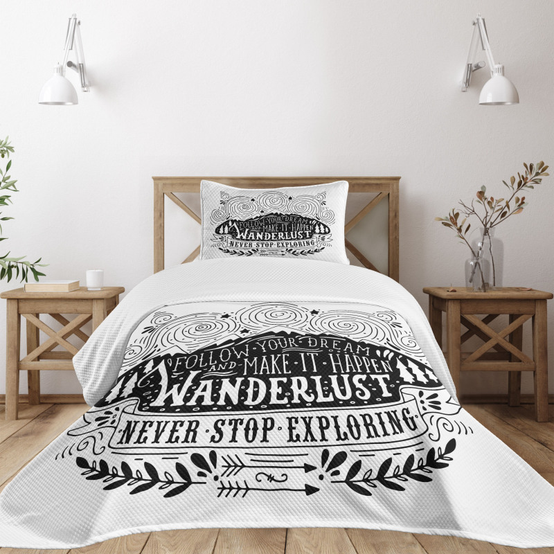 Wanderlust Follow Dreams Bedspread Set