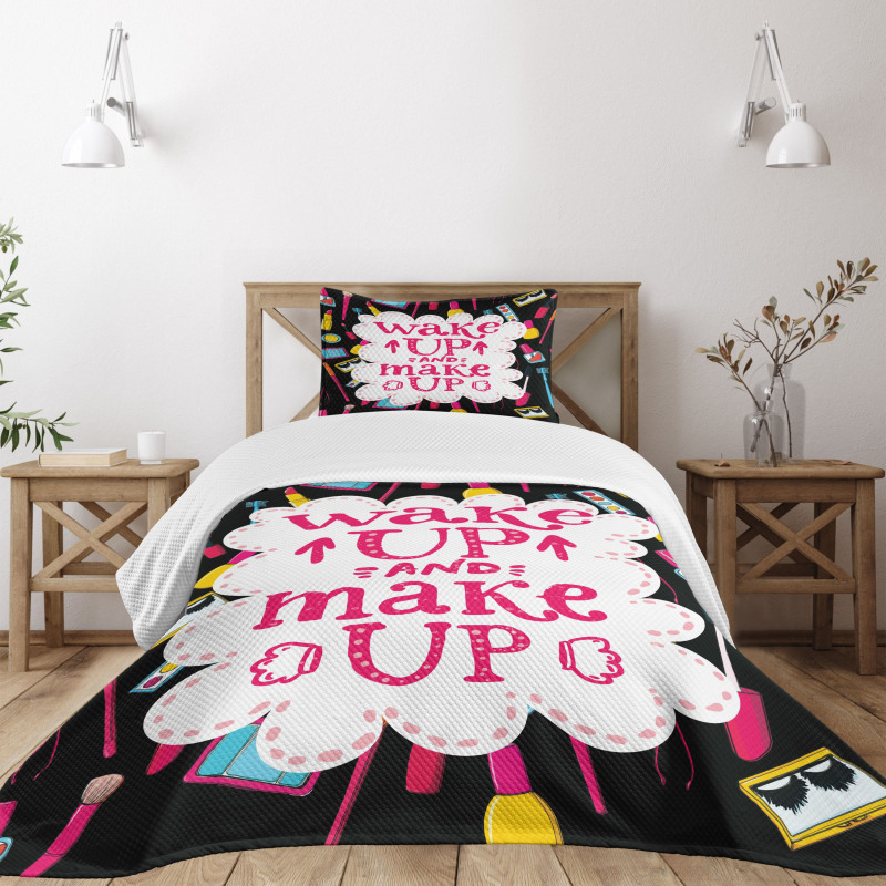 Witty Wake Make Bedspread Set