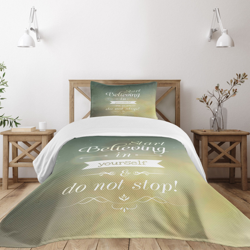 Believe in Yourself Bedspread Set