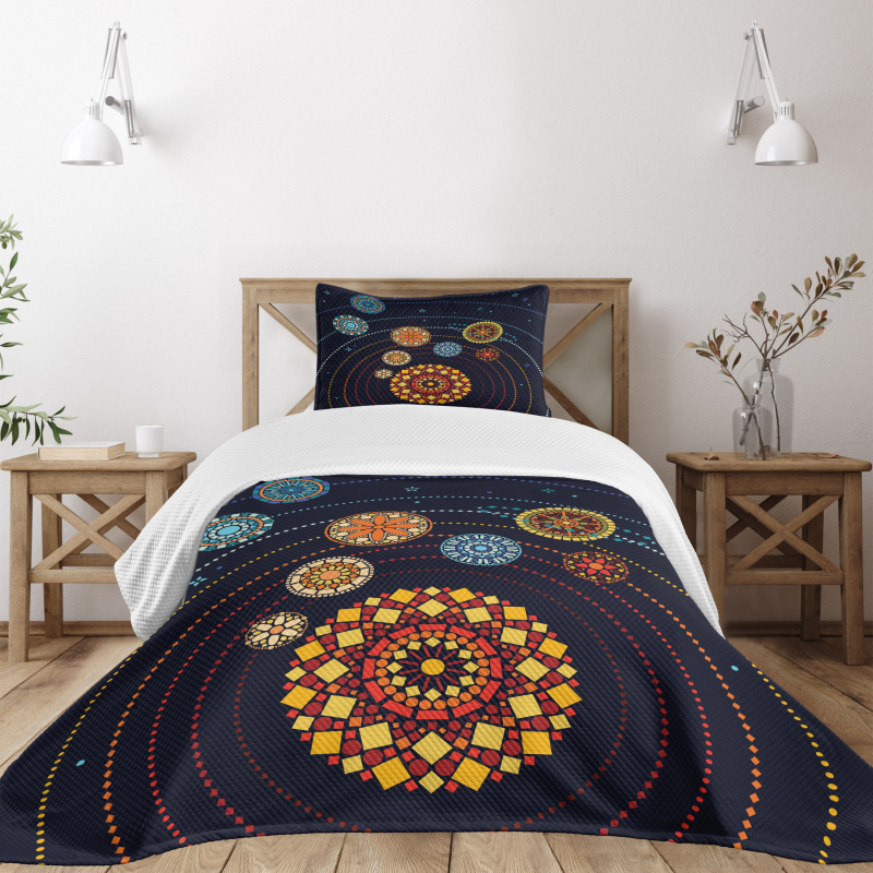 Planet Bedspread Set