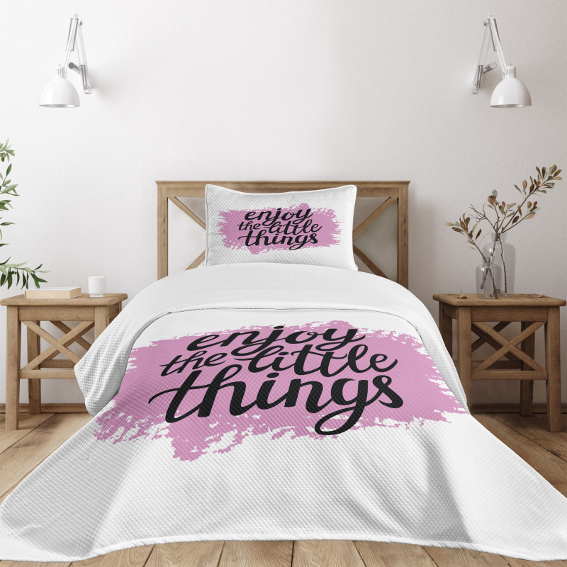 Uplifting Words of Wisdom Bedspread Set