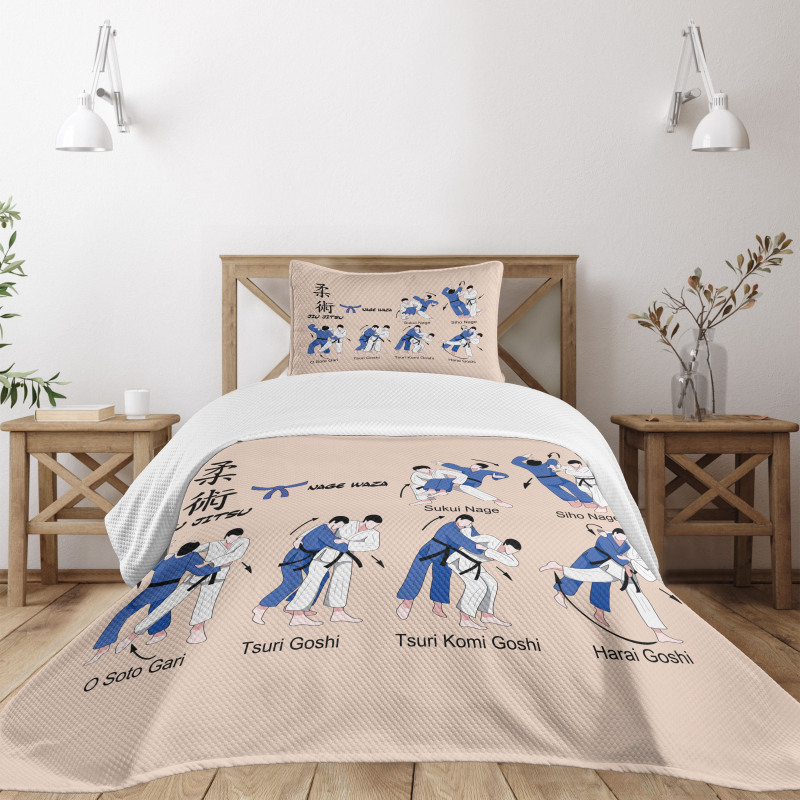 Defense Techniques Bedspread Set