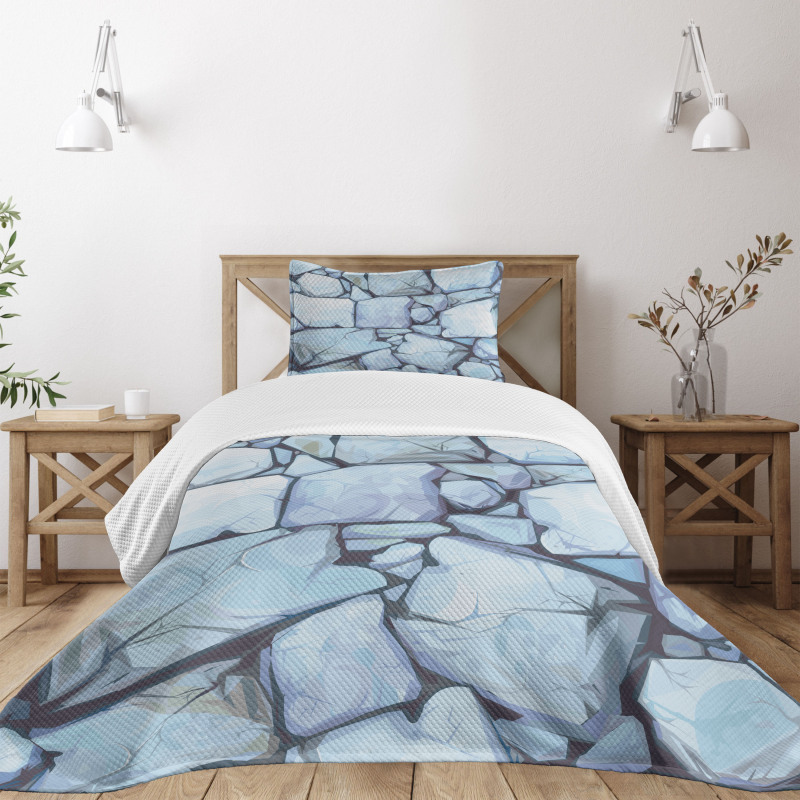 Cottage House Walls Bedspread Set