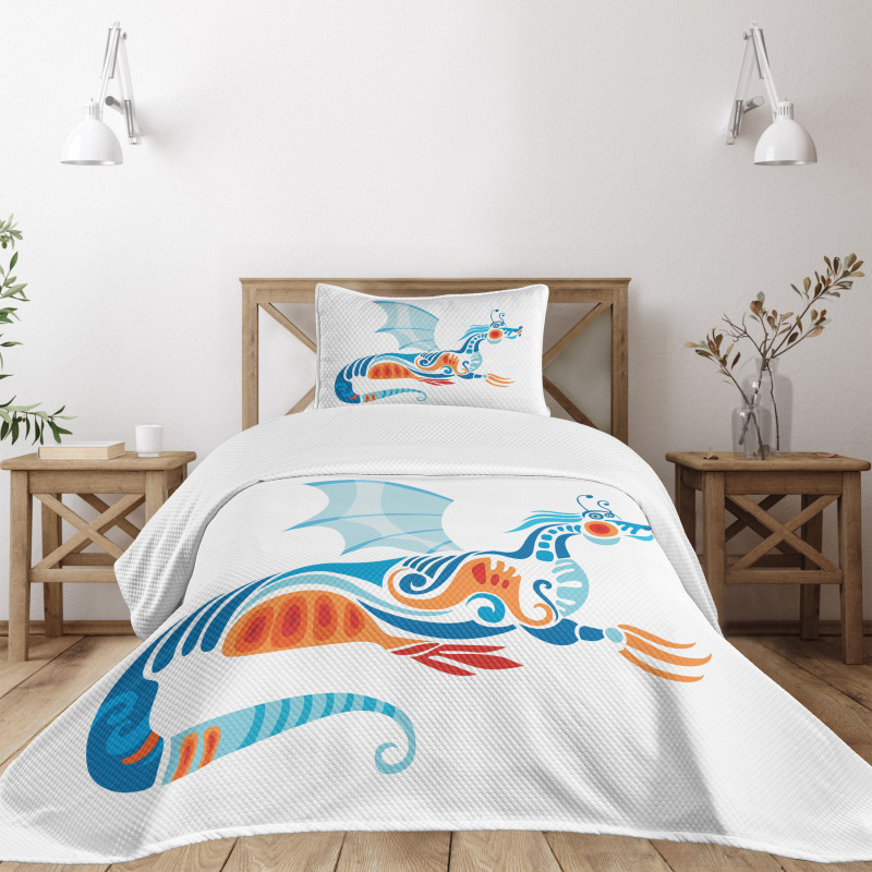 Mythologic Dragon Bedspread Set