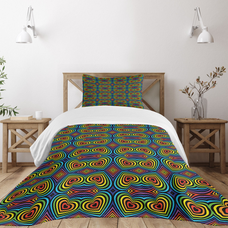 Seventies Hippie Bedspread Set