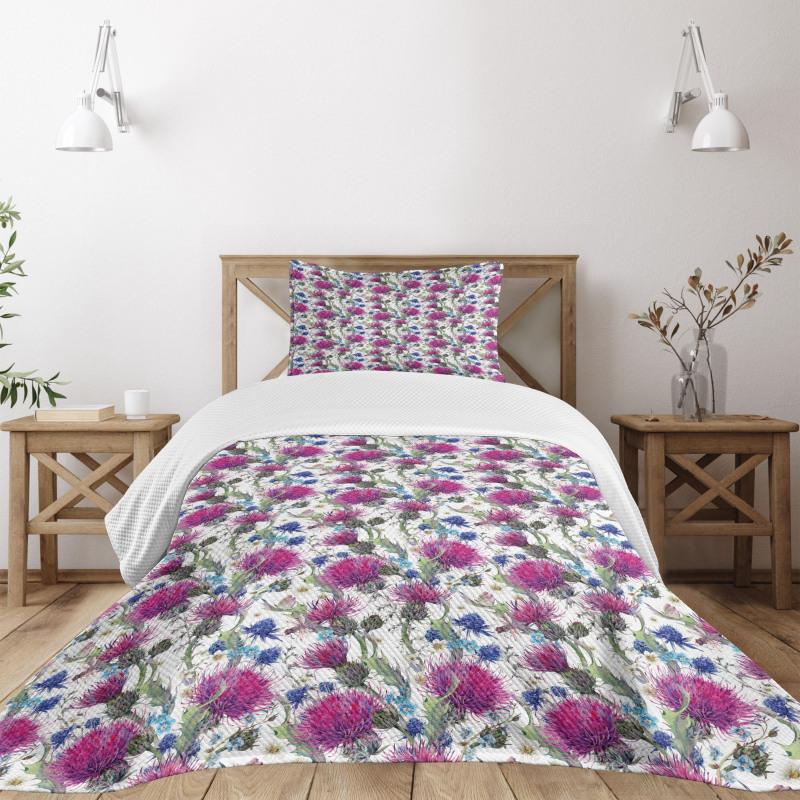 Colorful Summer Nature Bedspread Set