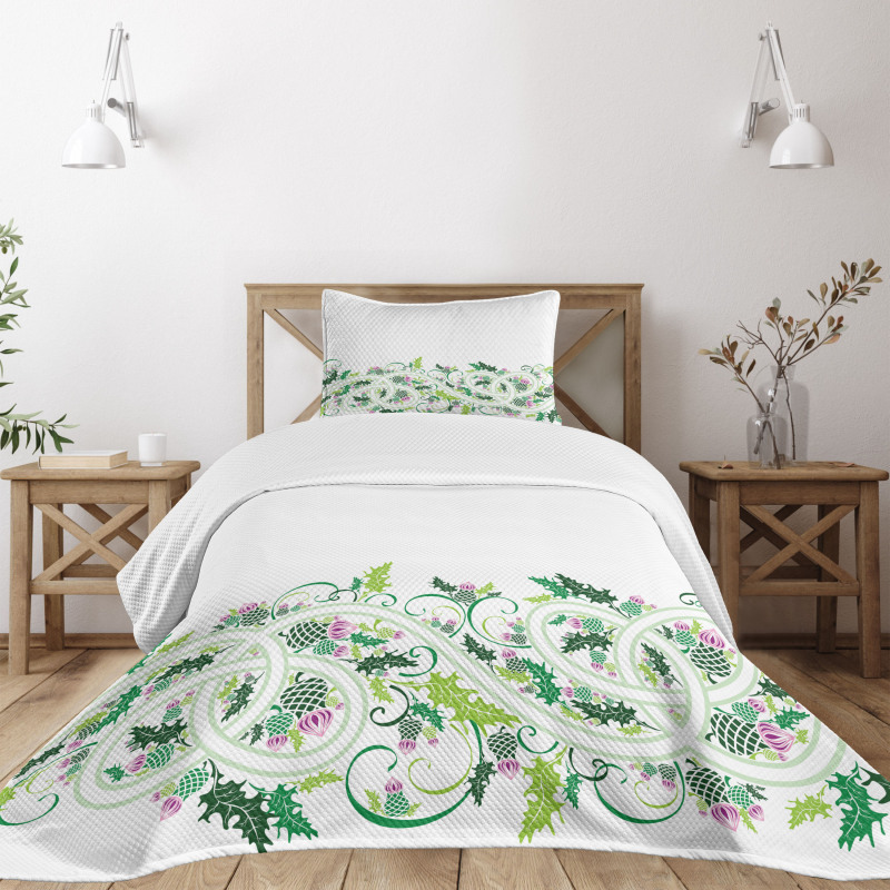 Border Style Ornament Bedspread Set