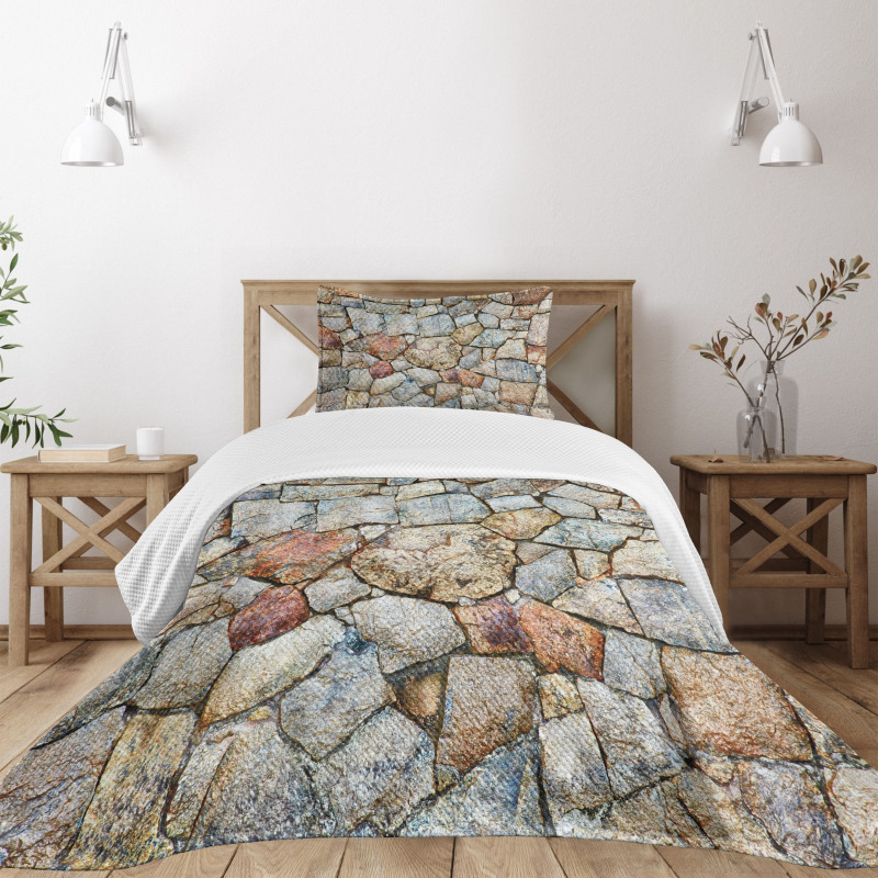 Rustic Natural Wall Bedspread Set