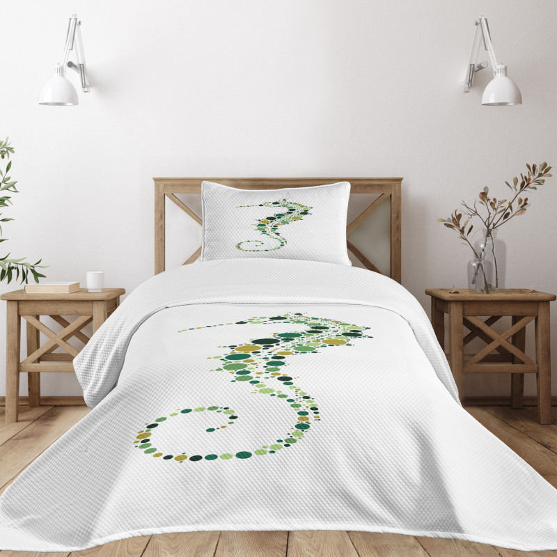 Pointillist Bedspread Set