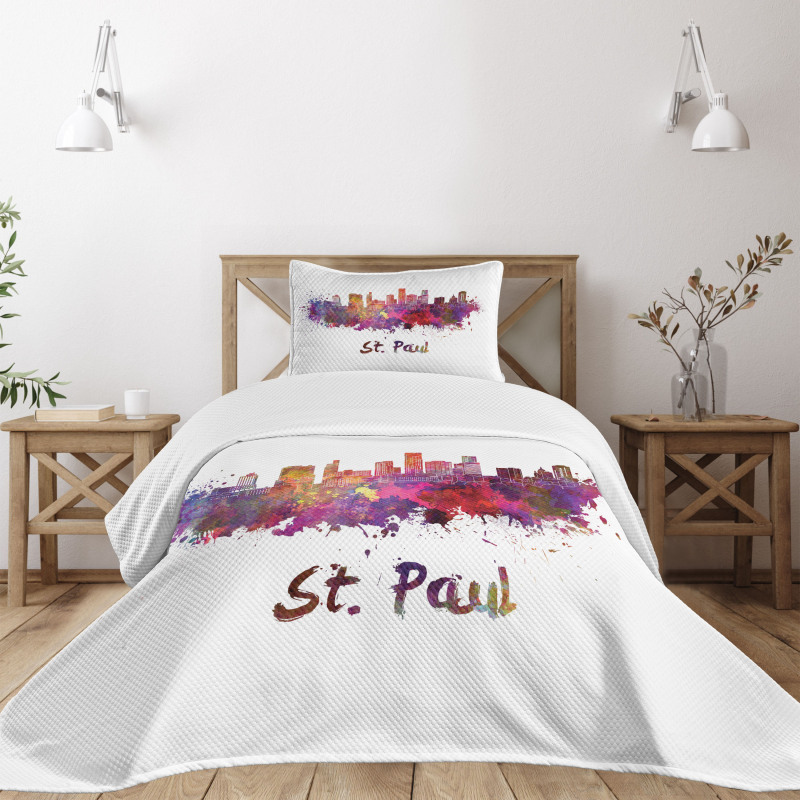 Saint Paul Skyline Bedspread Set