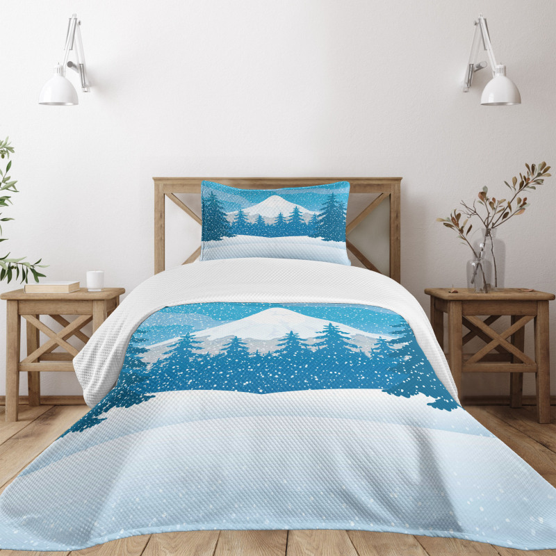 Mountain Forest Bedspread Set