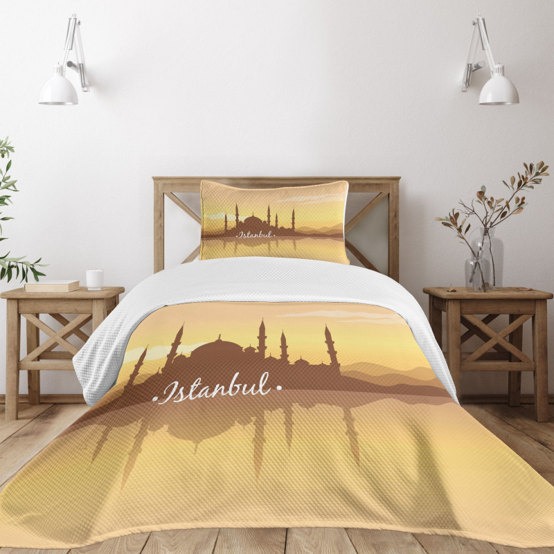 Panorama Sunset View Bedspread Set