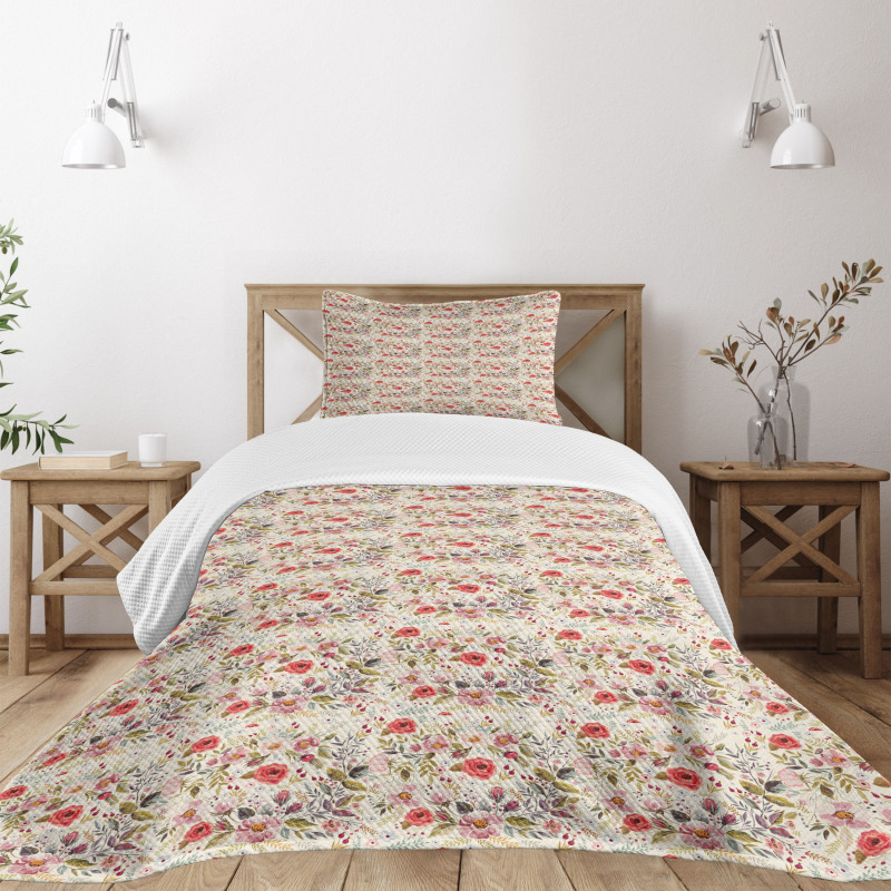 Seasonal Arrangement Bedspread Set