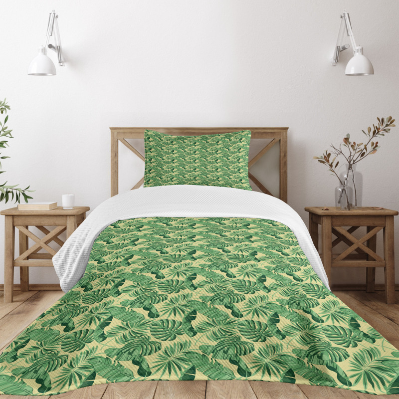 Brazil Forest Foliage Bedspread Set