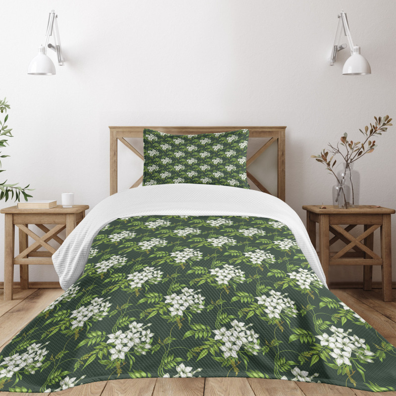 Plants Bouquet Bedspread Set