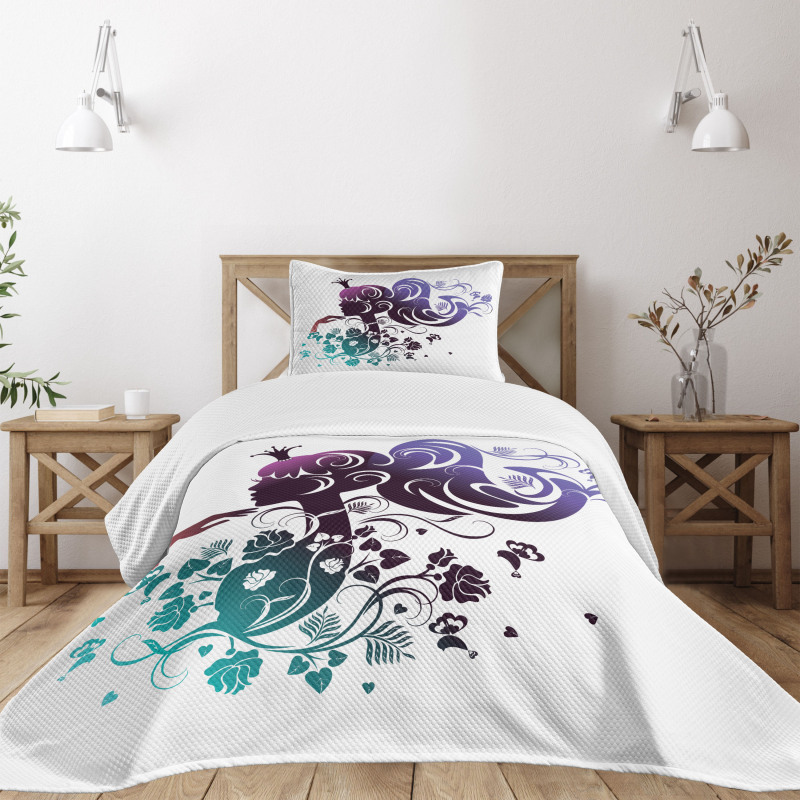 Abstract Portrait Bedspread Set