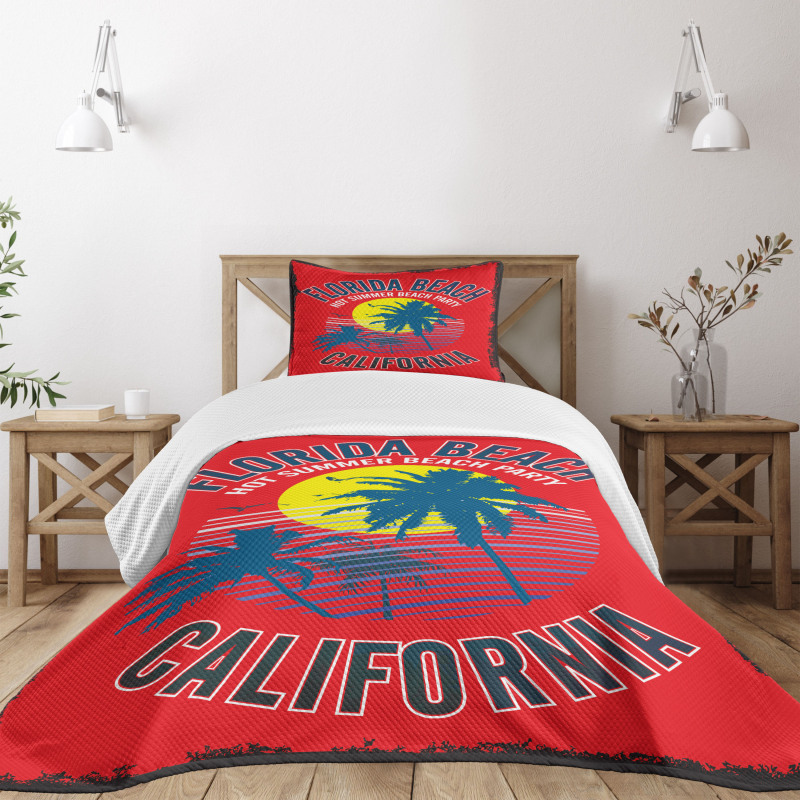 Summer Party California Bedspread Set