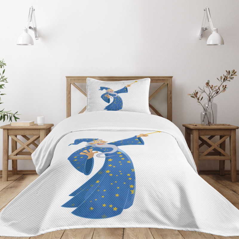 Old Man Abracadabra Bedspread Set