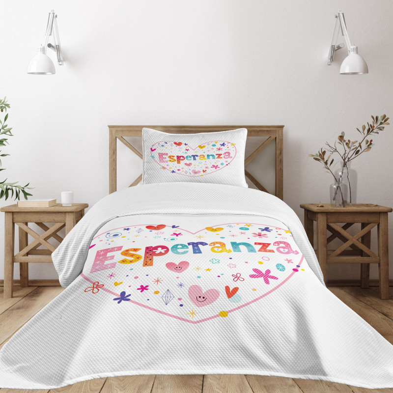 Esperanza Girls Name Bedspread Set