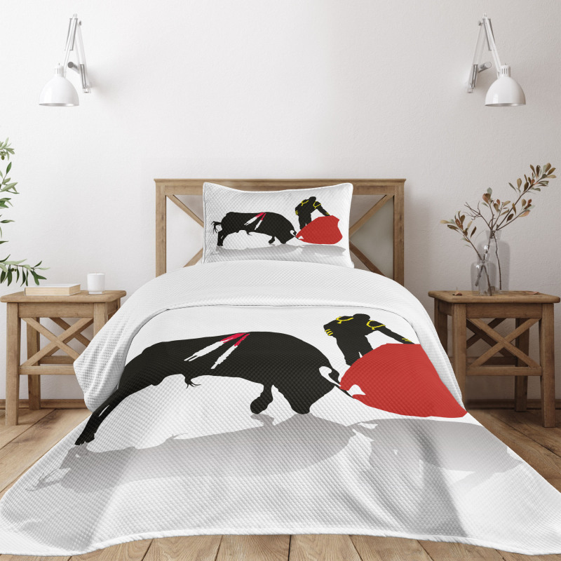 Bullfight Arena Matador Bedspread Set