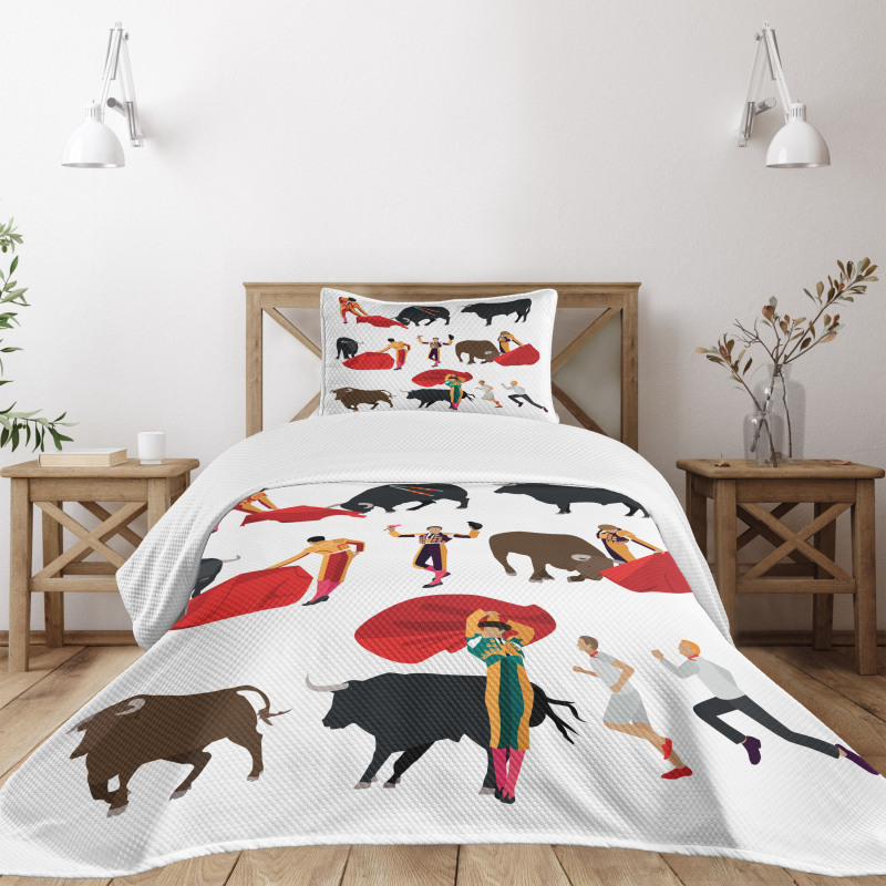 Corrida Matador Cape Bedspread Set